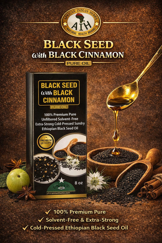 Black seed and black cinnamon